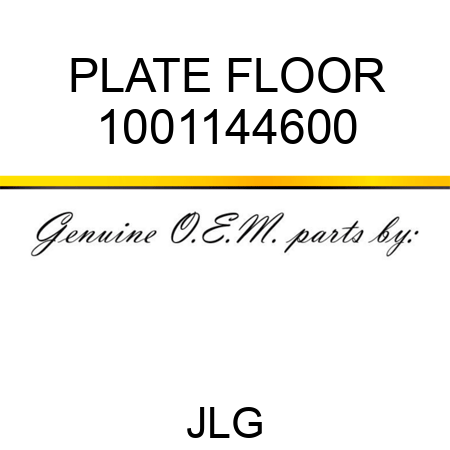 PLATE FLOOR 1001144600
