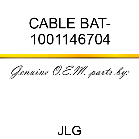 CABLE BAT- 1001146704