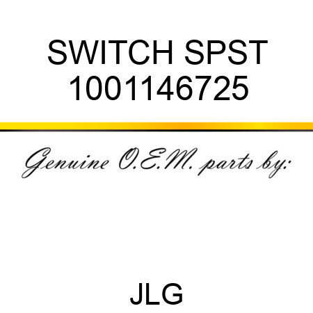 SWITCH SPST 1001146725
