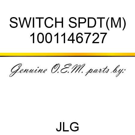 SWITCH SPDT(M) 1001146727