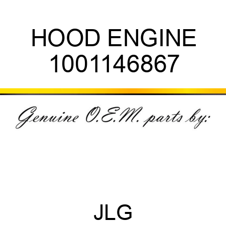 HOOD ENGINE 1001146867