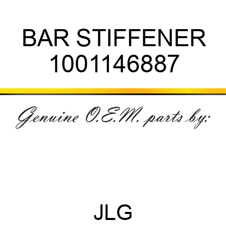 BAR STIFFENER 1001146887