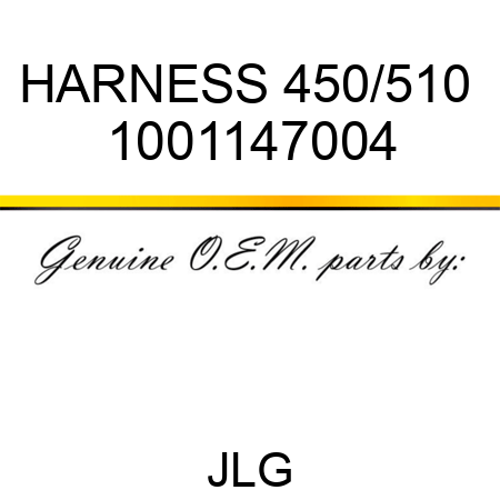 HARNESS 450/510  1001147004