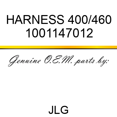 HARNESS 400/460 1001147012