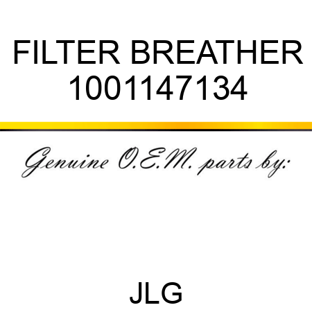 FILTER BREATHER 1001147134