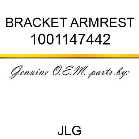 BRACKET ARMREST 1001147442