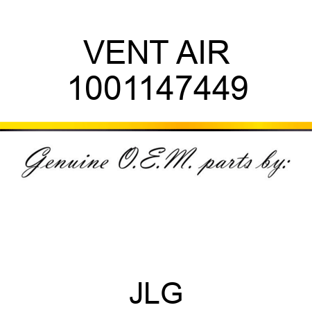 VENT AIR 1001147449