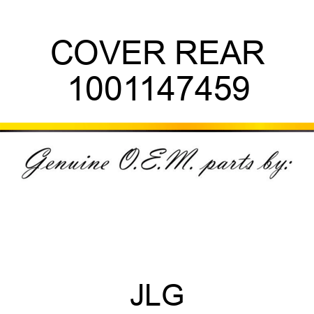 COVER REAR 1001147459