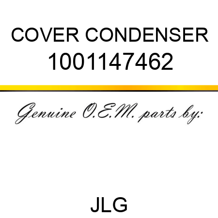COVER CONDENSER 1001147462