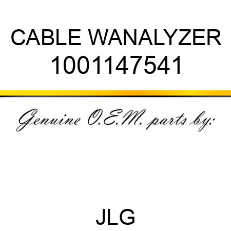 CABLE WANALYZER 1001147541