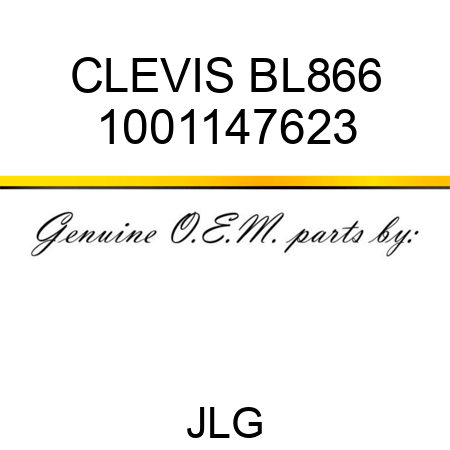 CLEVIS BL866 1001147623
