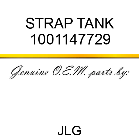 STRAP TANK 1001147729