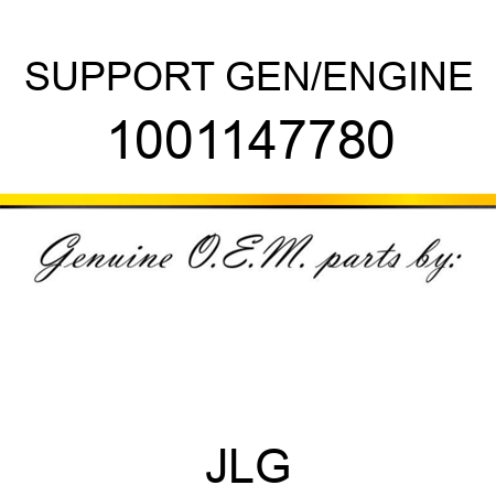 SUPPORT GEN/ENGINE 1001147780