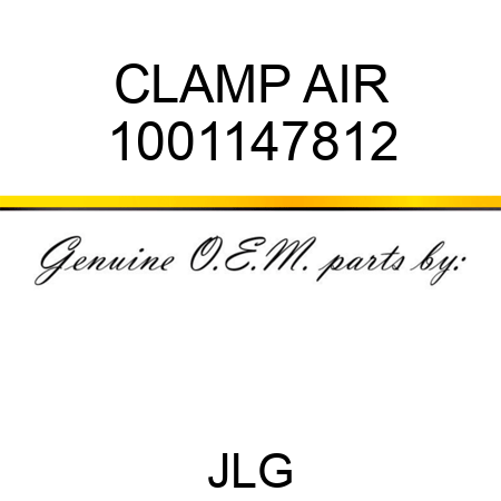 CLAMP AIR 1001147812