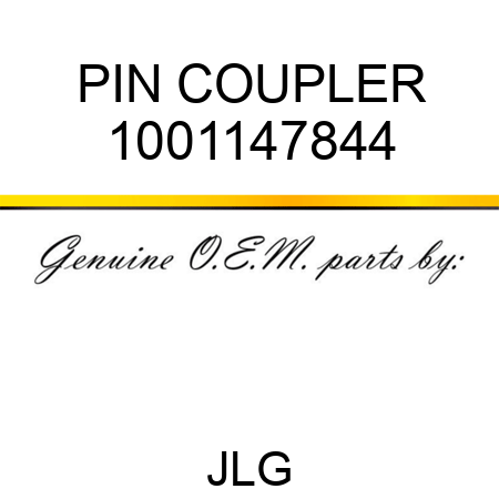 PIN COUPLER 1001147844