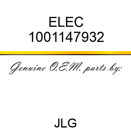 ELEC 1001147932