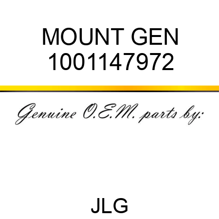 MOUNT GEN 1001147972