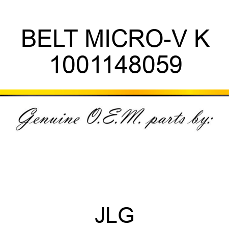 BELT MICRO-V K 1001148059
