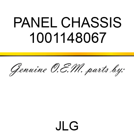 PANEL CHASSIS 1001148067
