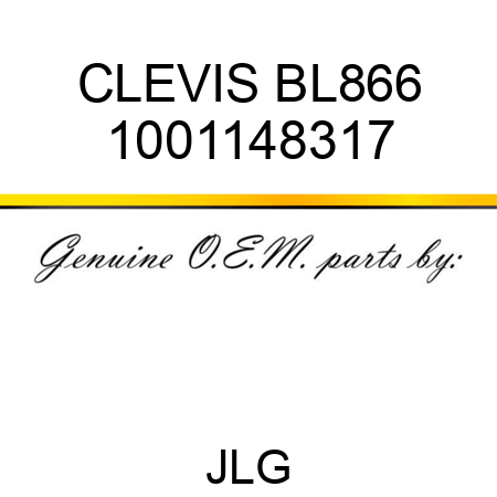 CLEVIS BL866 1001148317