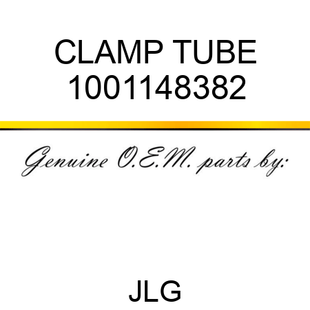 CLAMP TUBE 1001148382