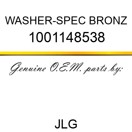 WASHER-SPEC BRONZ 1001148538