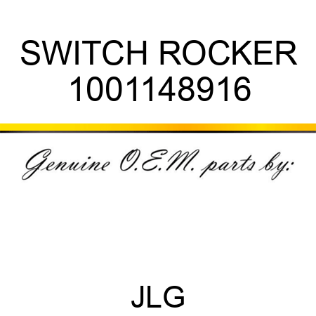 SWITCH ROCKER 1001148916