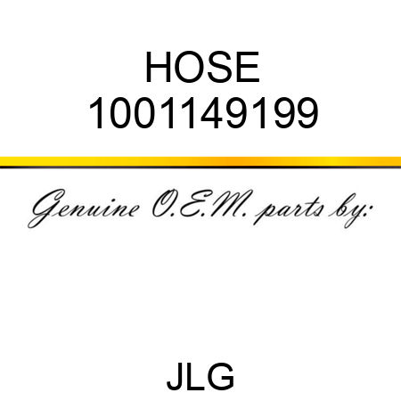HOSE 1001149199