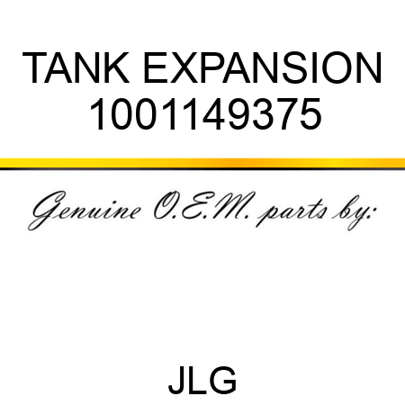 TANK EXPANSION 1001149375