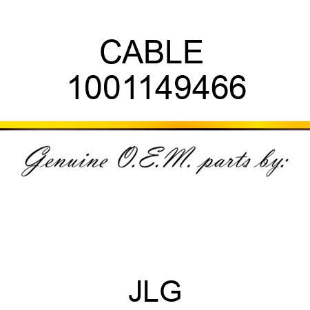 CABLE  1001149466