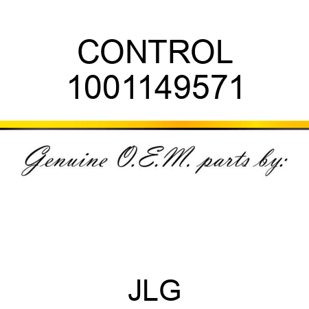 CONTROL 1001149571