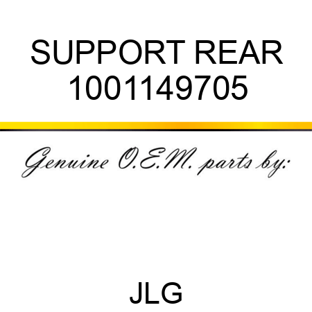 SUPPORT REAR 1001149705