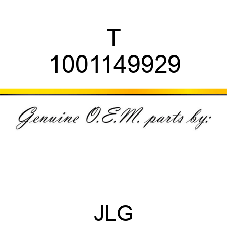 T 1001149929