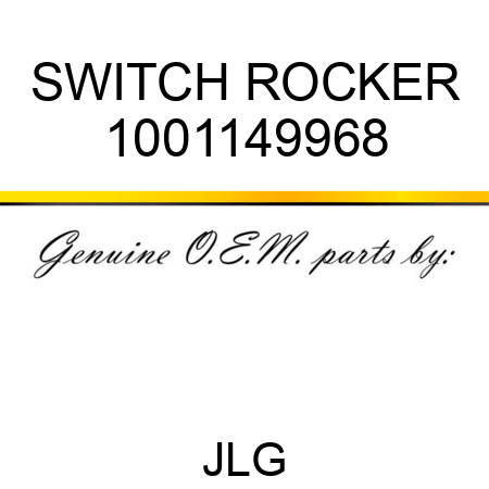 SWITCH ROCKER 1001149968
