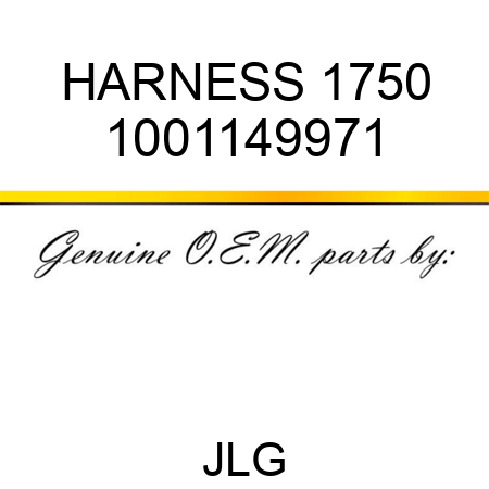 HARNESS 1750 1001149971