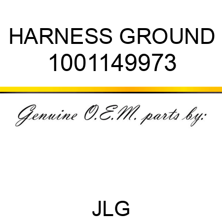 HARNESS GROUND 1001149973