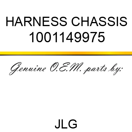 HARNESS CHASSIS 1001149975