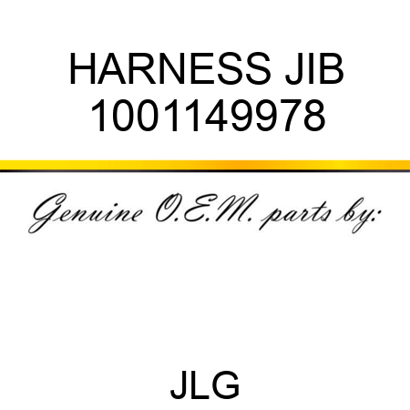 HARNESS JIB 1001149978