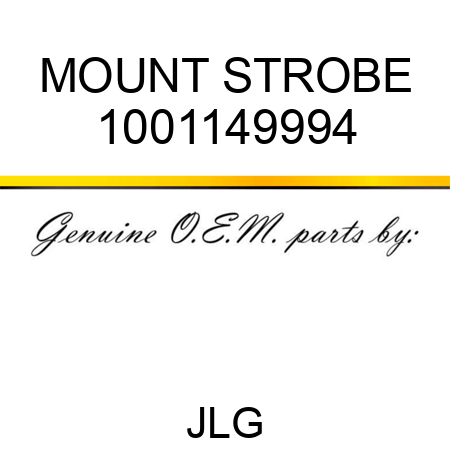 MOUNT STROBE 1001149994