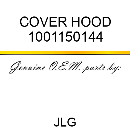 COVER HOOD 1001150144
