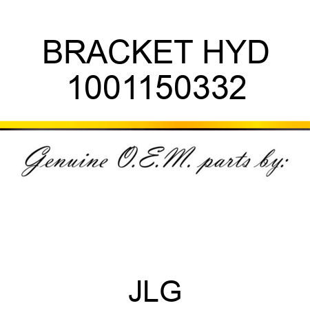 BRACKET HYD 1001150332