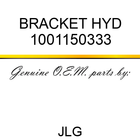 BRACKET HYD 1001150333