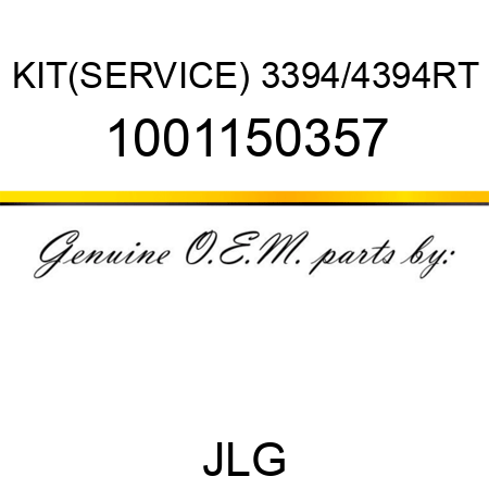 KIT(SERVICE) 3394/4394RT 1001150357