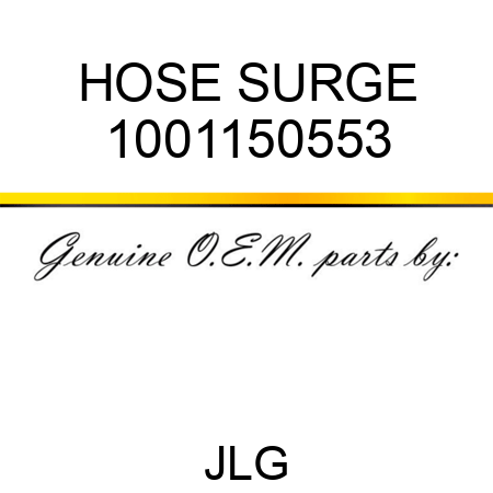 HOSE SURGE 1001150553