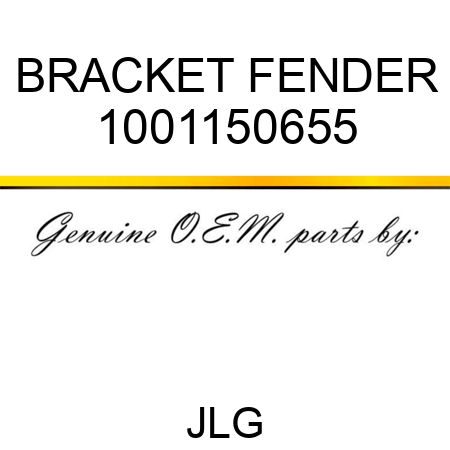 BRACKET FENDER 1001150655