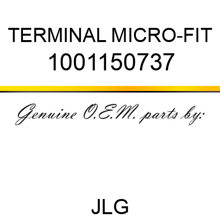 TERMINAL MICRO-FIT 1001150737