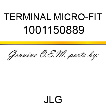 TERMINAL MICRO-FIT 1001150889