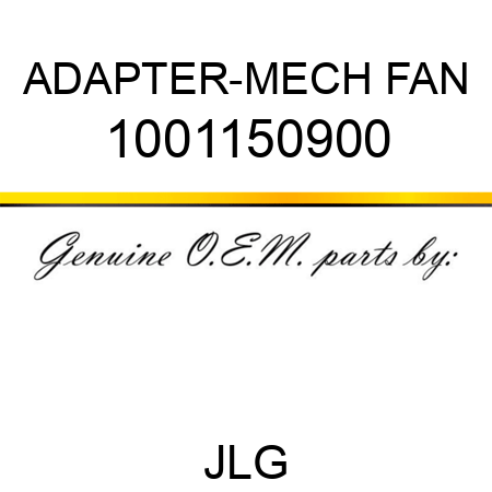 ADAPTER-MECH FAN 1001150900