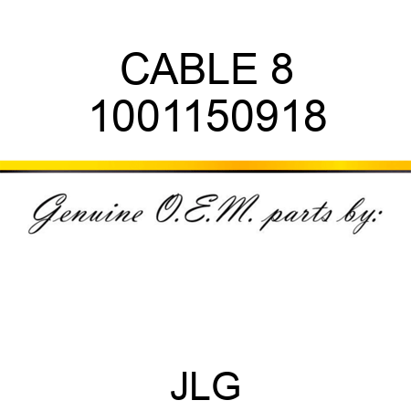 CABLE 8 1001150918