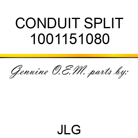 CONDUIT SPLIT 1001151080